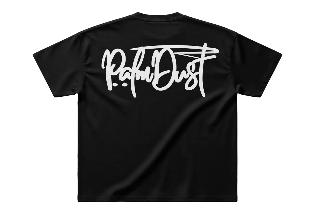 Oversized Black PalmDust T-Shirt