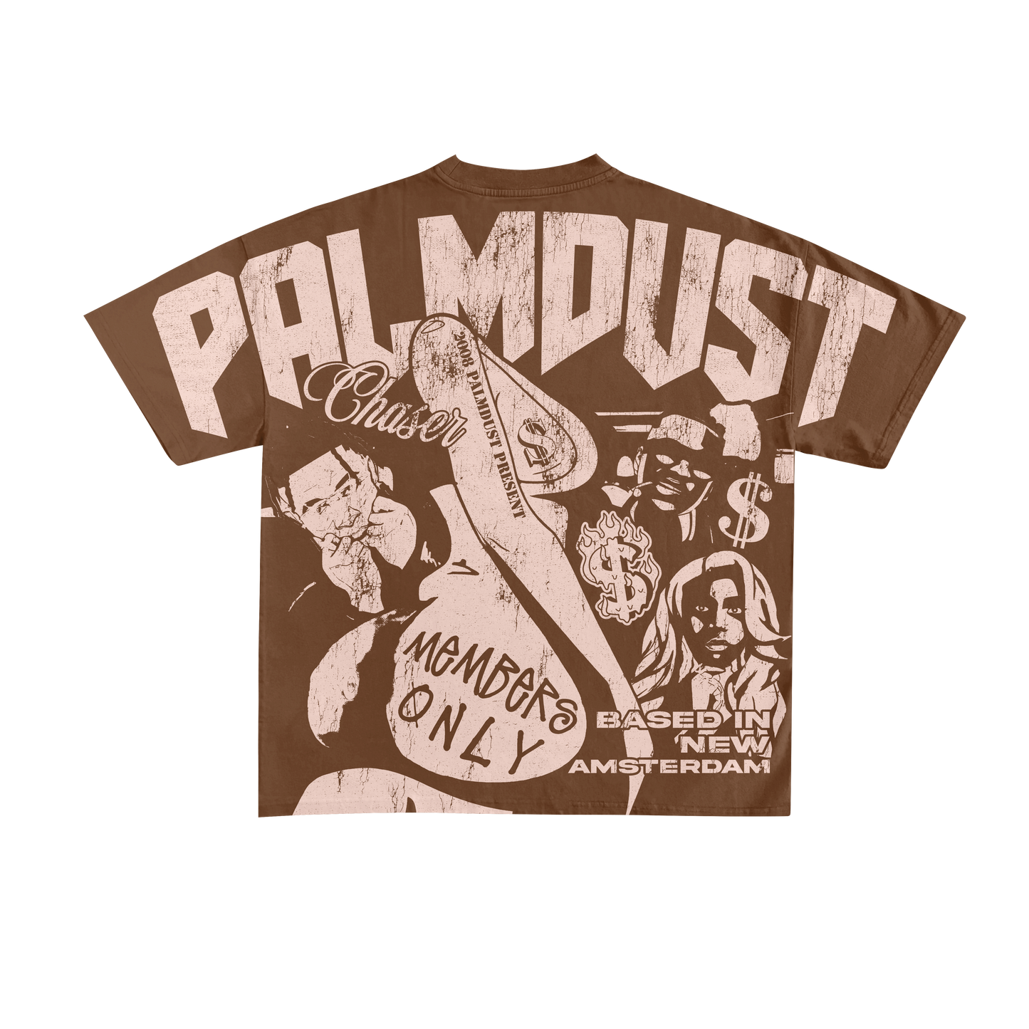 Oversized Brown PalmDust T-shirt