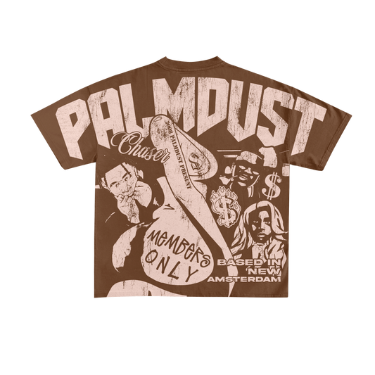 Oversized Brown PalmDust T-shirt