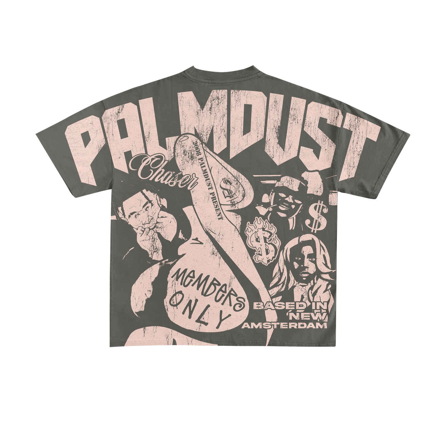 Oversized Grey PalmDust T-shirt